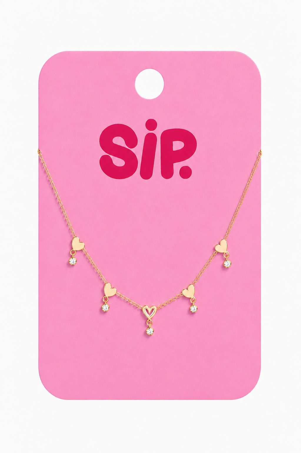 Dancing Hearts Necklace