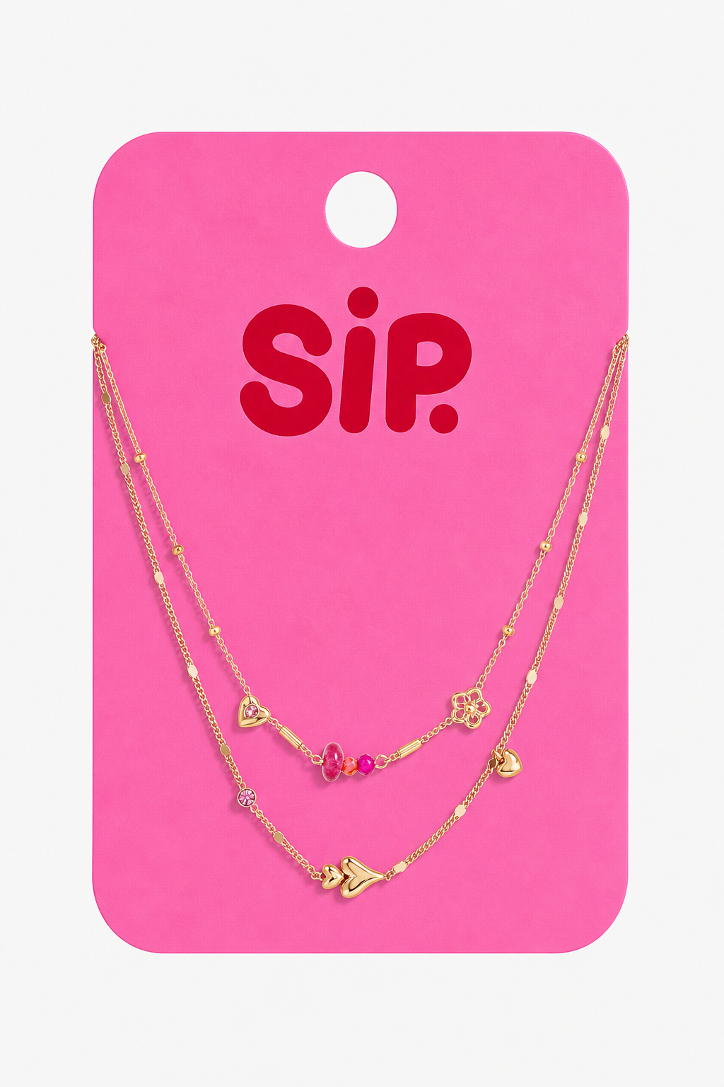 Sweet Bloom Double Necklace
