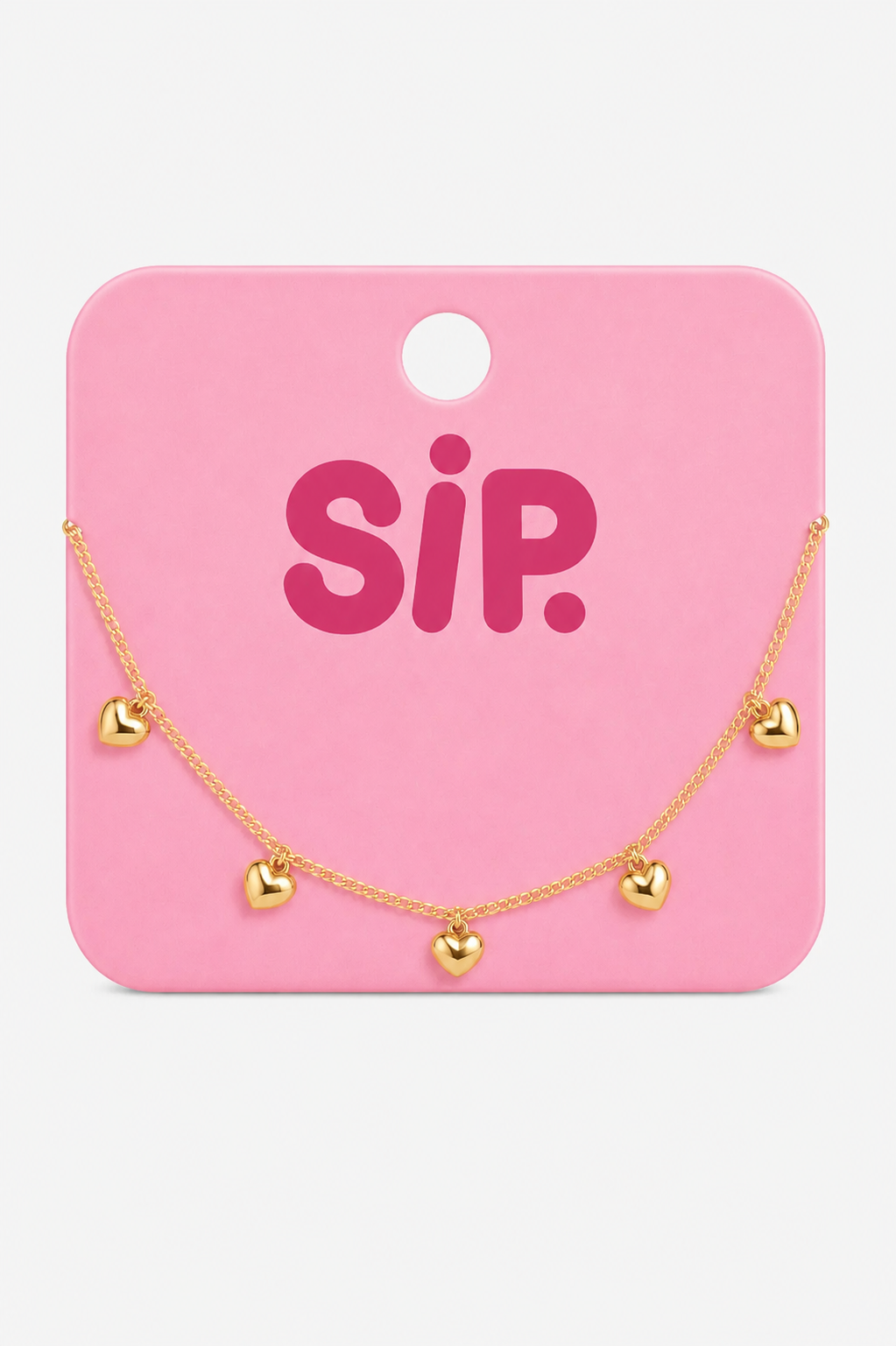 Dainty Heart Drop Bracelet
