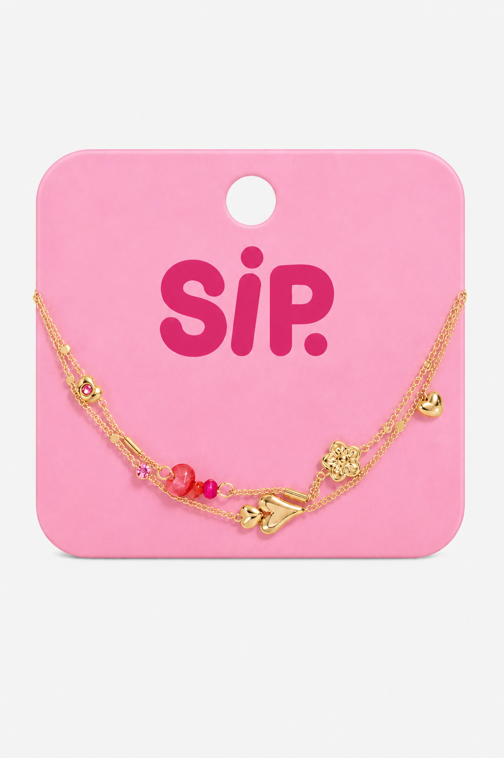 Sweet Bloom Heart Bracelet