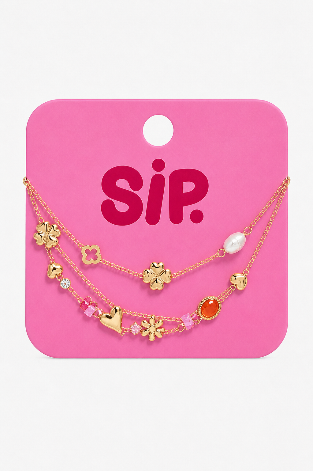 Sweet Bloom Heart Bracelet