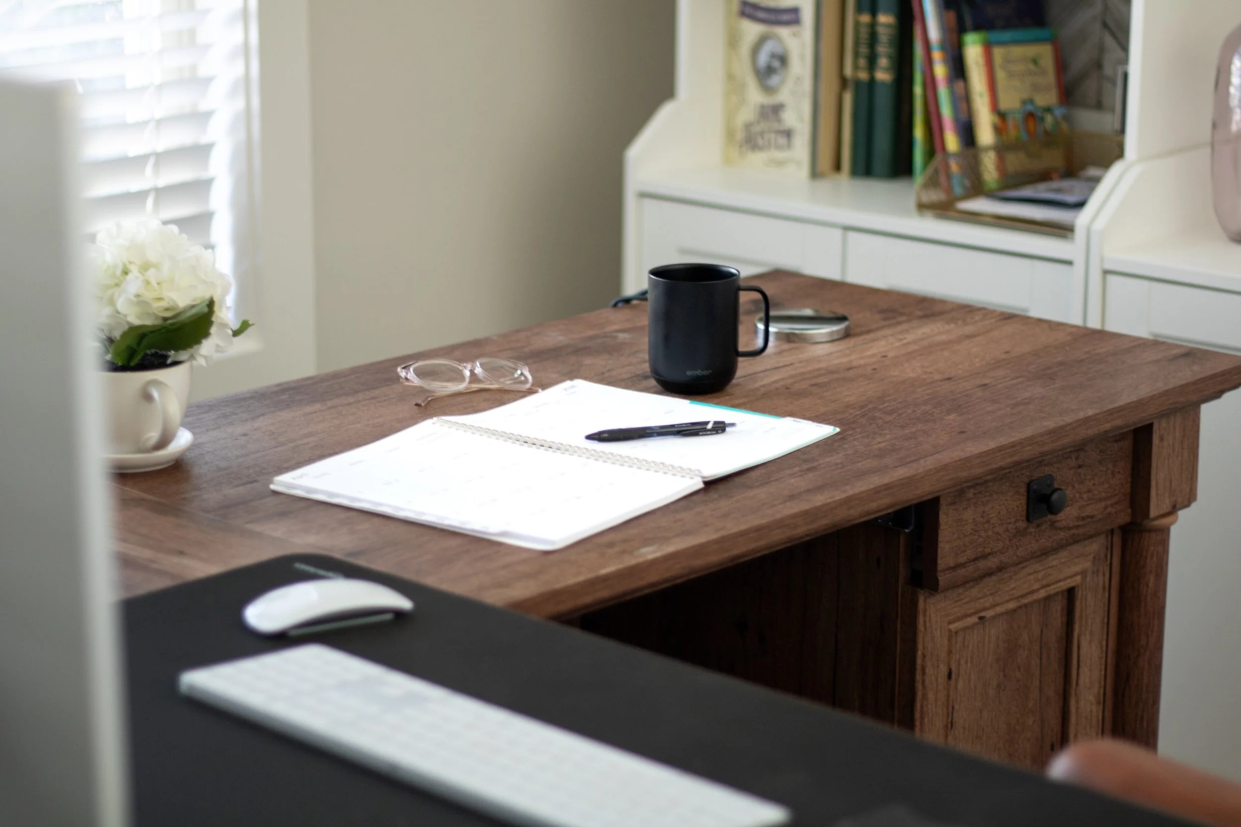 Professional office desk for healthcare credentialing and provider enrollment services