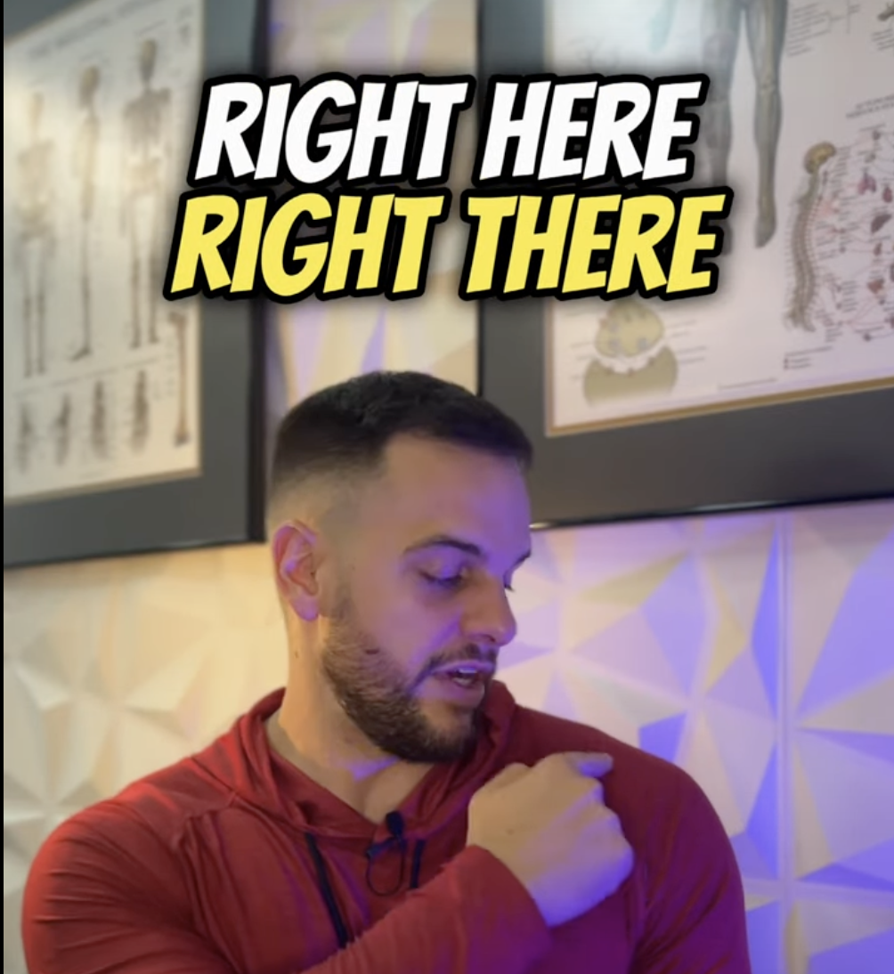 Pain in the Front of Your Shoulder RIGHT THERE? Try this!