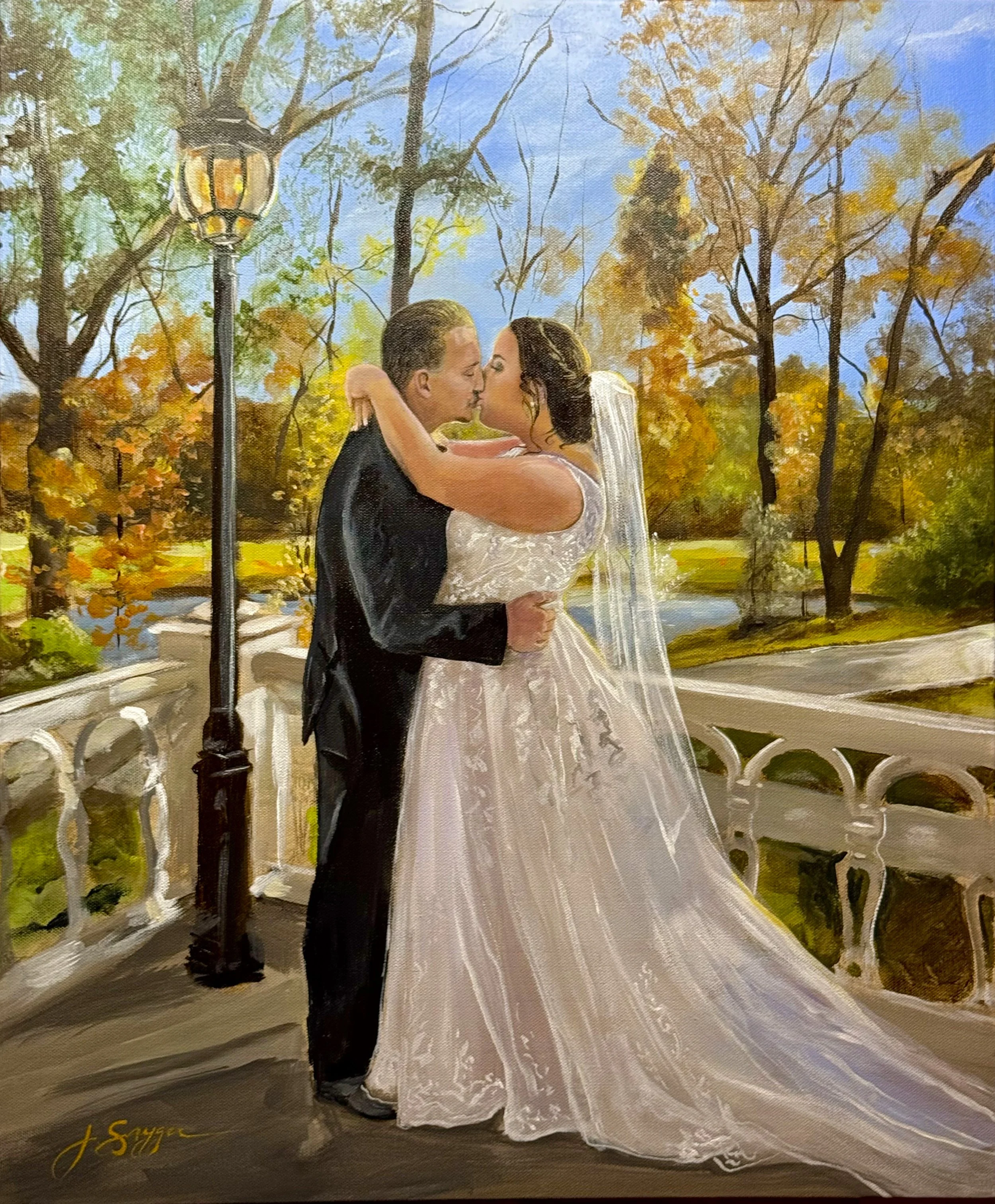 20 x 24 Jour De Package - Acrylic on Canvas