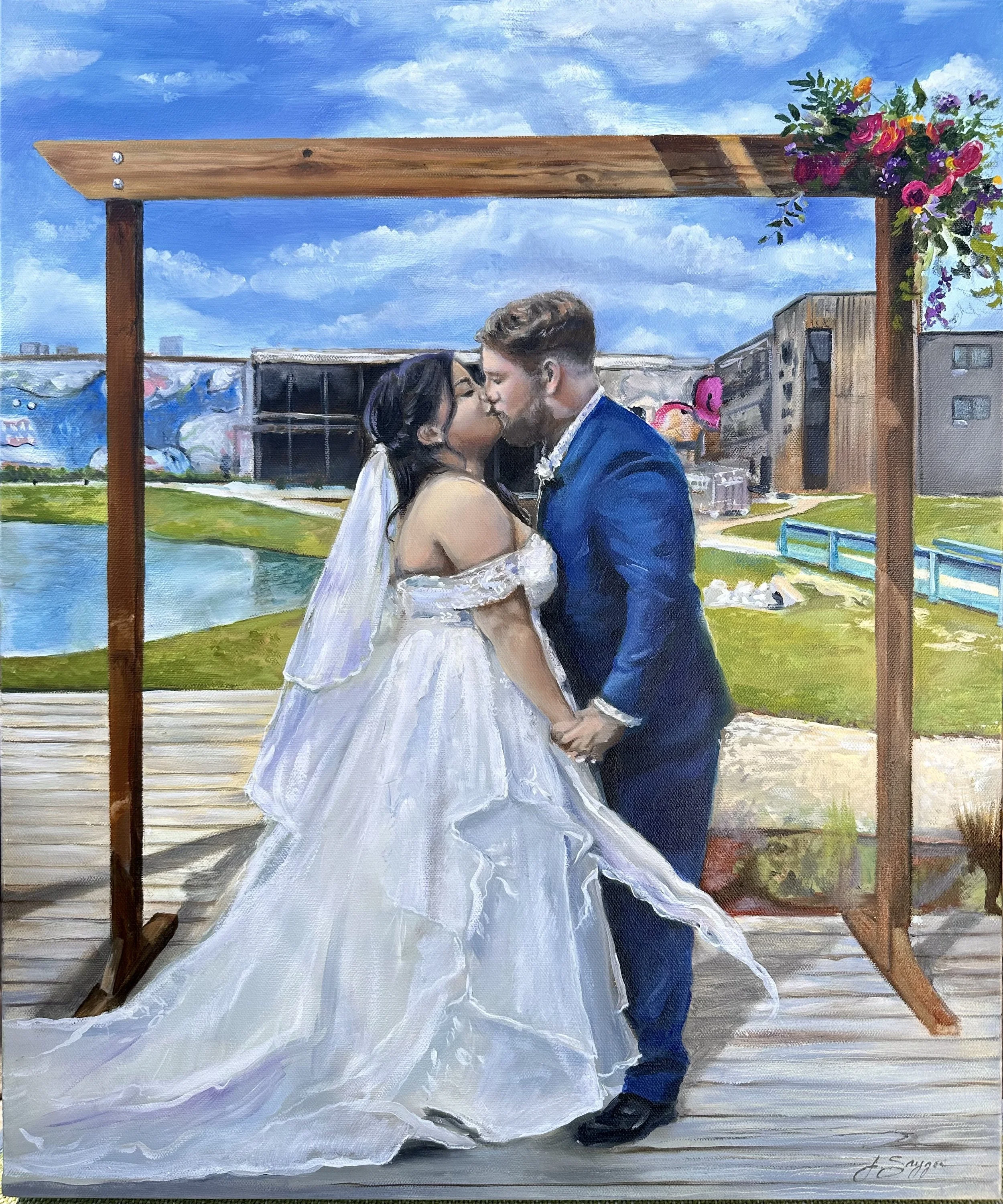 20 x 24 Jour De Upgrade - Oil on Canvas