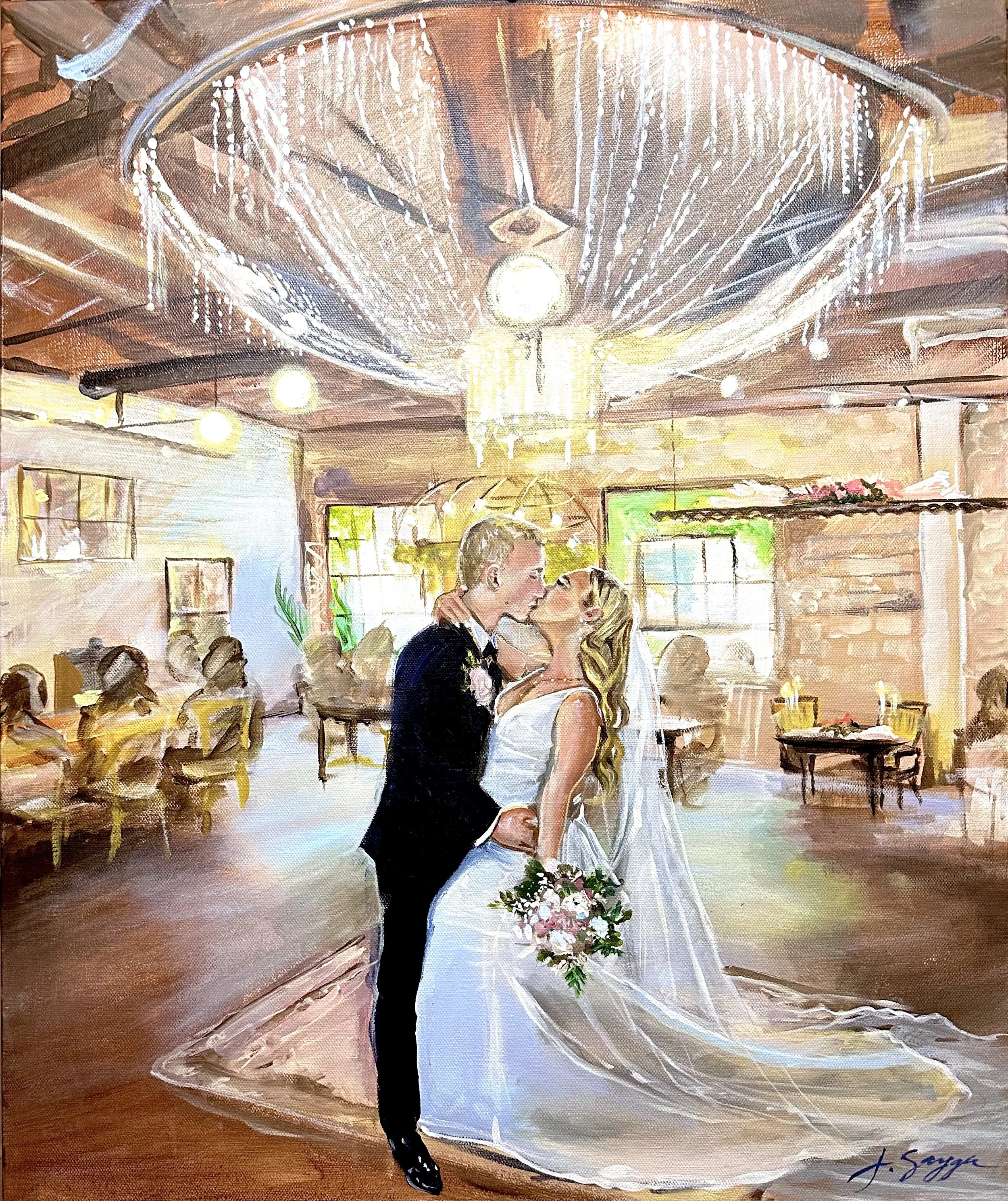 20 x 24 Jour De Package - Acrylic on Canvas