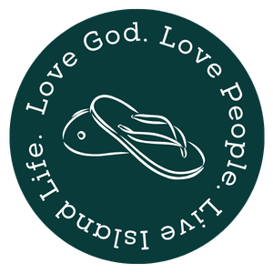 Circular logo with a hand holding a shoe, surrounded by the text 'Love God. Love People. Live: Live Lite.'