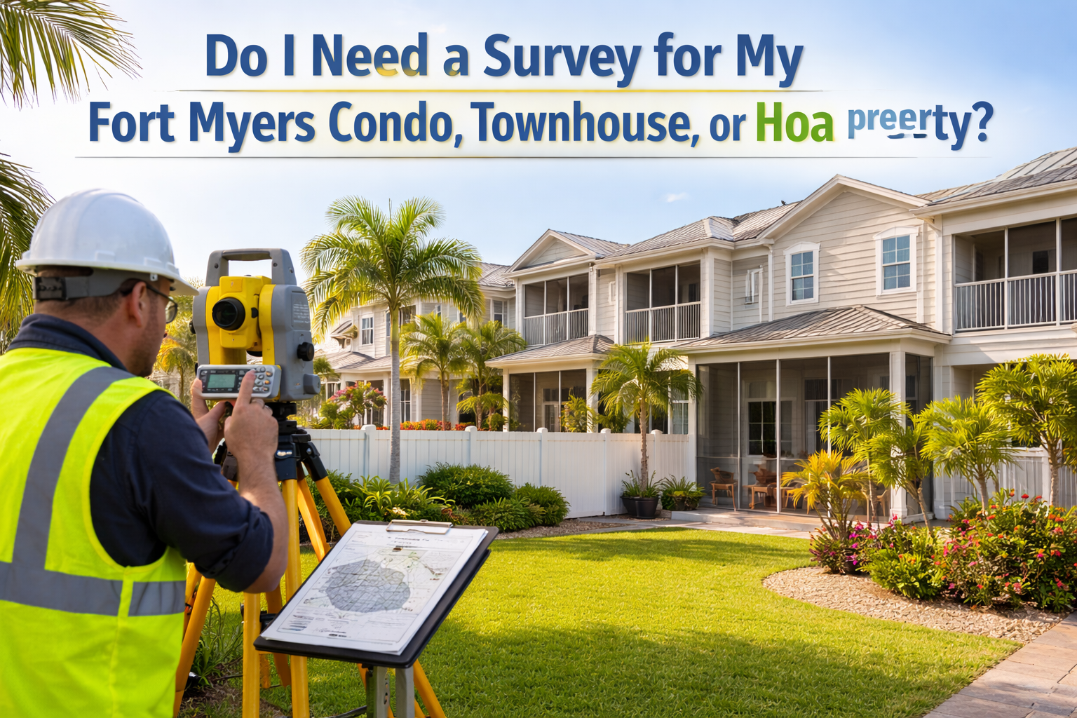 Do I Need a Survey for My Fort Myers Condo, Townhouse, or HOA Property?
