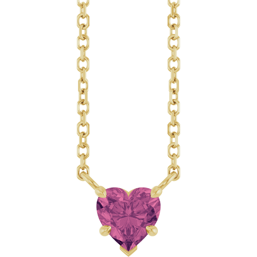 Pink Tourmaline Necklace