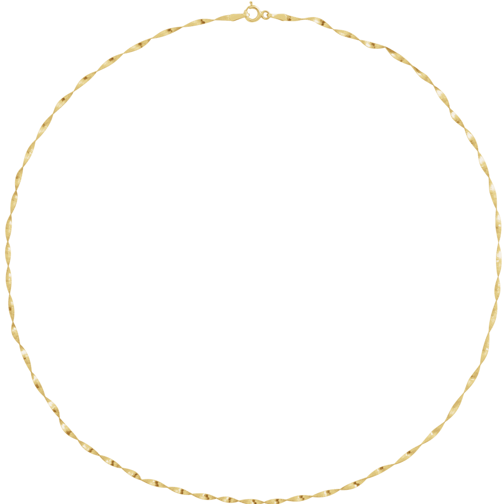 Twisted Herringbone Necklace