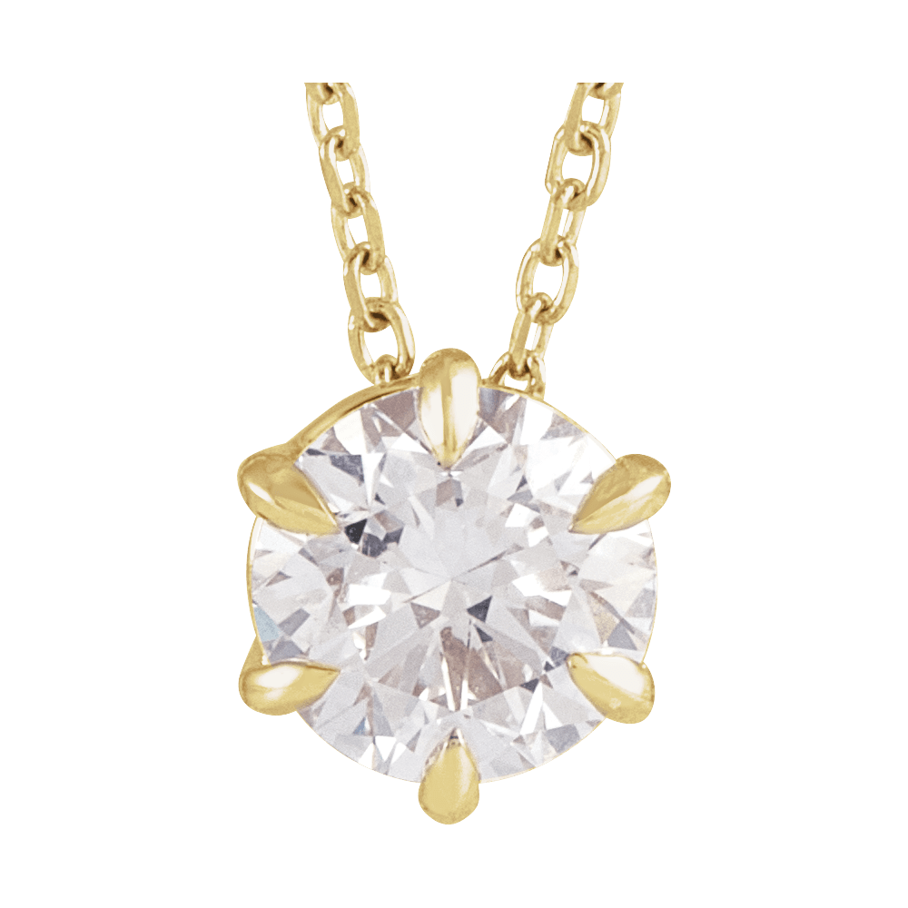 Diamond Solitaire Necklace