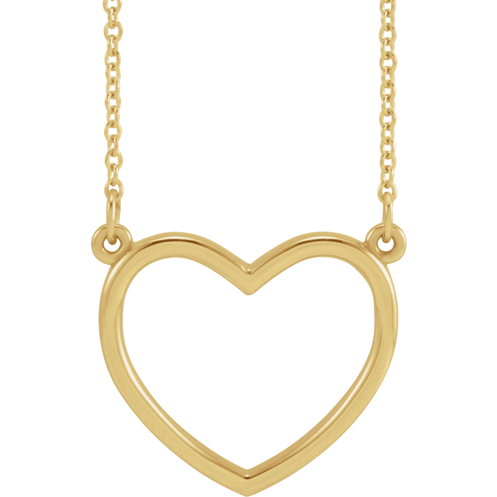 Open Heart Necklace