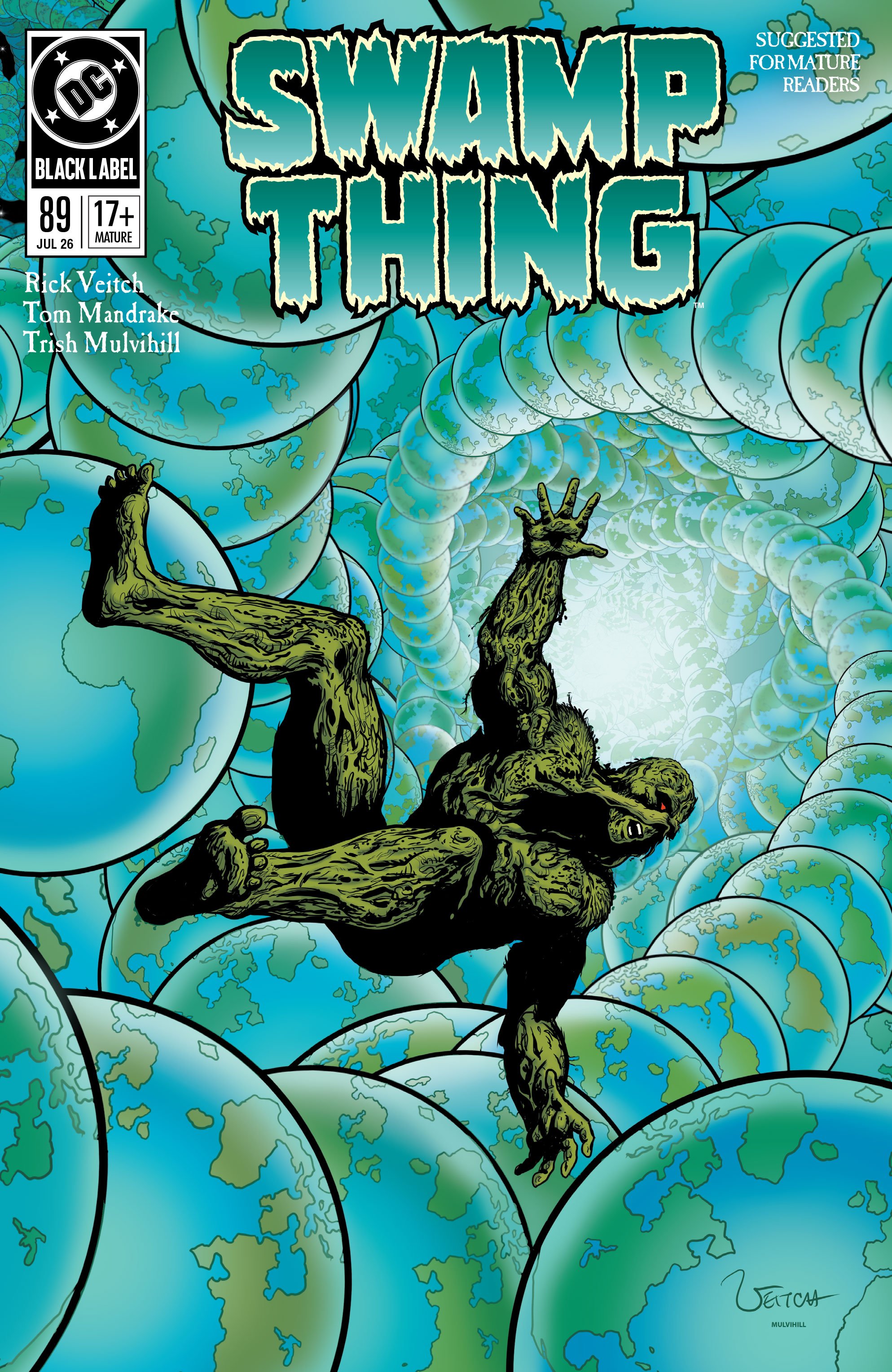 SWAMP THING 1989 #2  by Rick Veitch, Tom Mandrake ,Trish Mulvihill, & Todd Klein (DC COMICS)