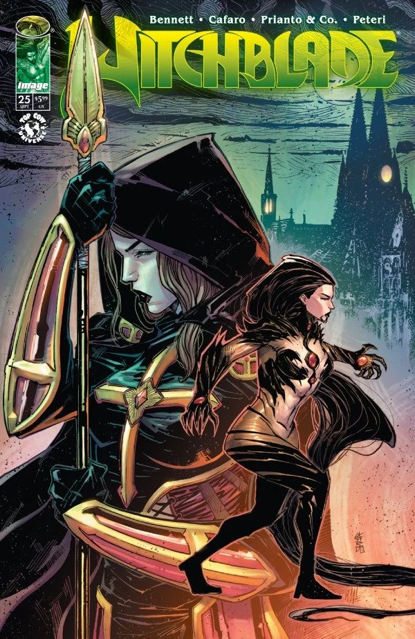 Witchblade #25 from Marguerite Bennett, Giuseppe Cafaro, Arif Prianto, Sakti Tuwono, Felix Hidayat & Troy Peteri (Image Comics/Top Cow Productions)