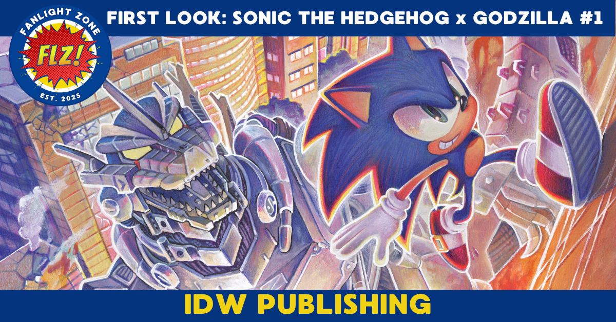 FIRST LOOK: SONIC THE HEDGEHOG x GODZILLA #1 (IDW PUBLISHING)