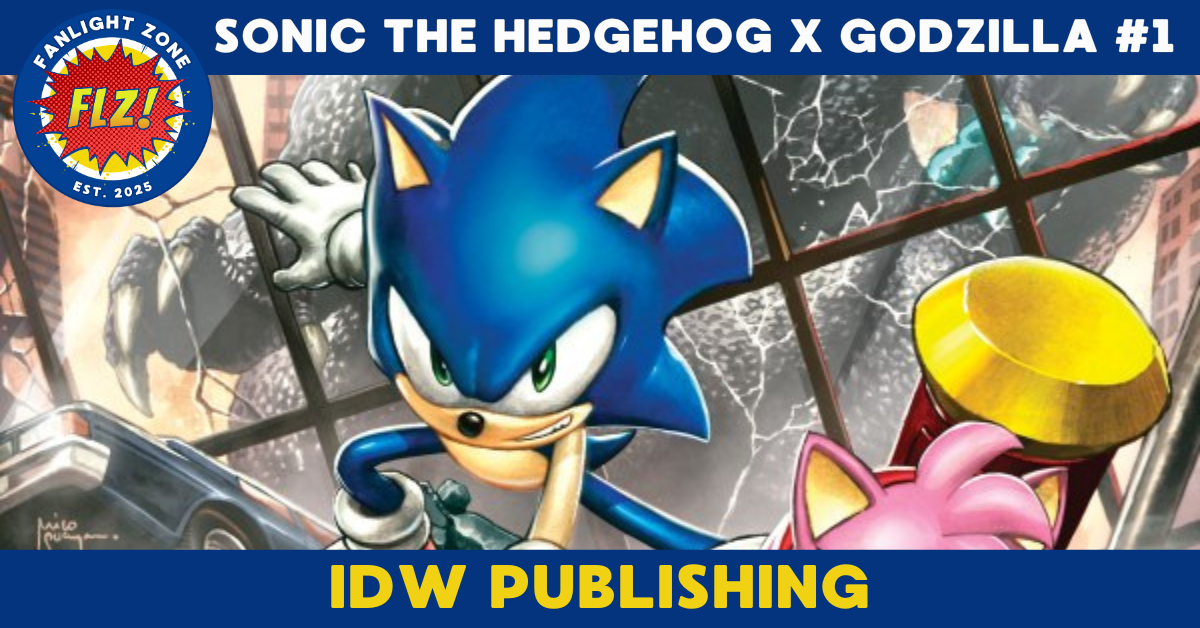 SONIC THE HEDGEHOG x GODZILLA #1 (IDW PUBLISHING)