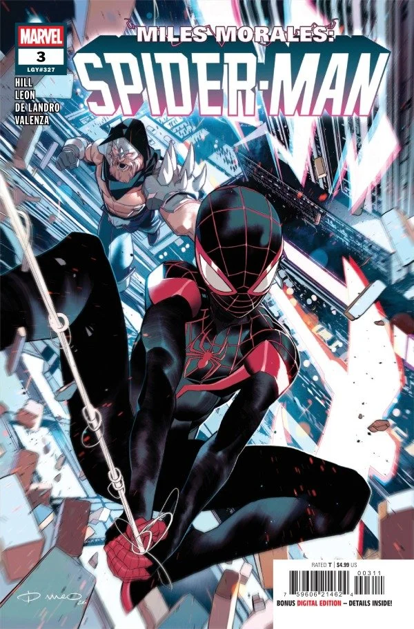 MILES MORALES: SPIDER-MAN #3 by Bryan Hill,Nico Leon, Valentine De Landro, Bryan Valenza, & Cory Petit (Marvel Comics)