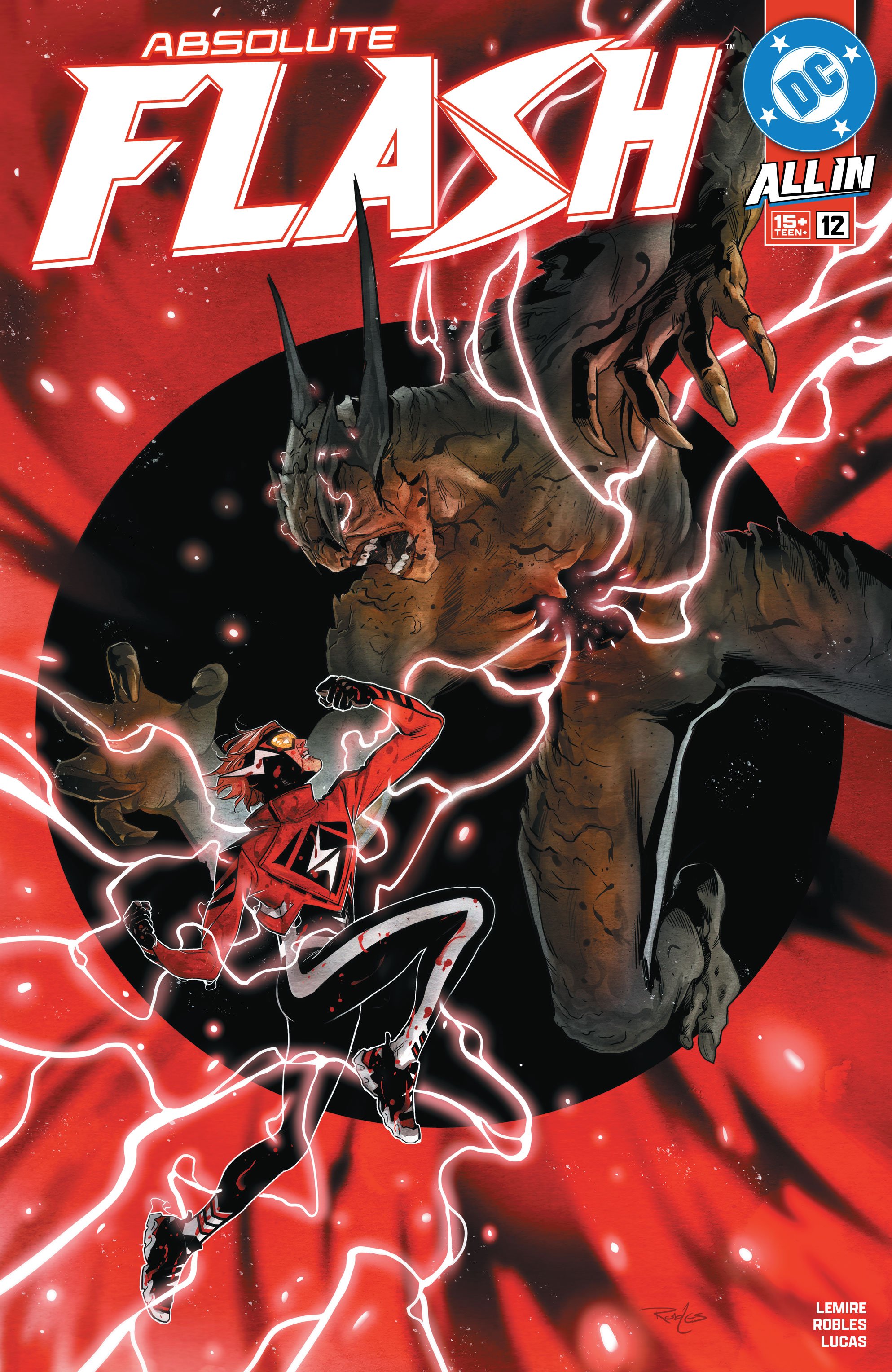 ABSOLUTE FLASH #12 by Jeff Lemire, Nick Robles, A. L. Kaplan, Adriano Lucas & Tom Napolitano (DC COMICS)