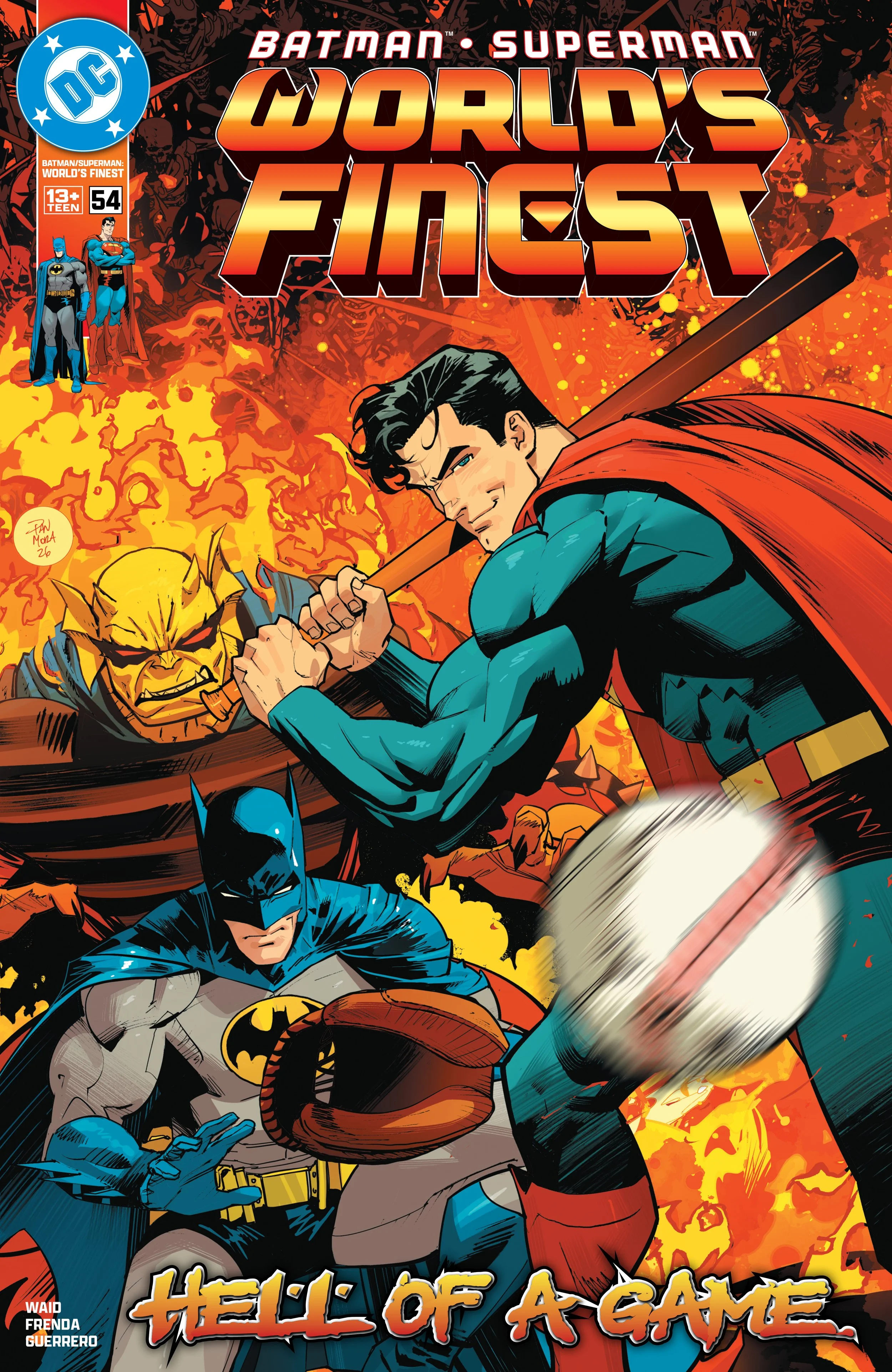 BATMAN/SUPERMAN: WORLD’S FINEST #54 by Mark Waid, Bruno Frenda, Luis Guerrero & Steve Wands (DC COMICS)