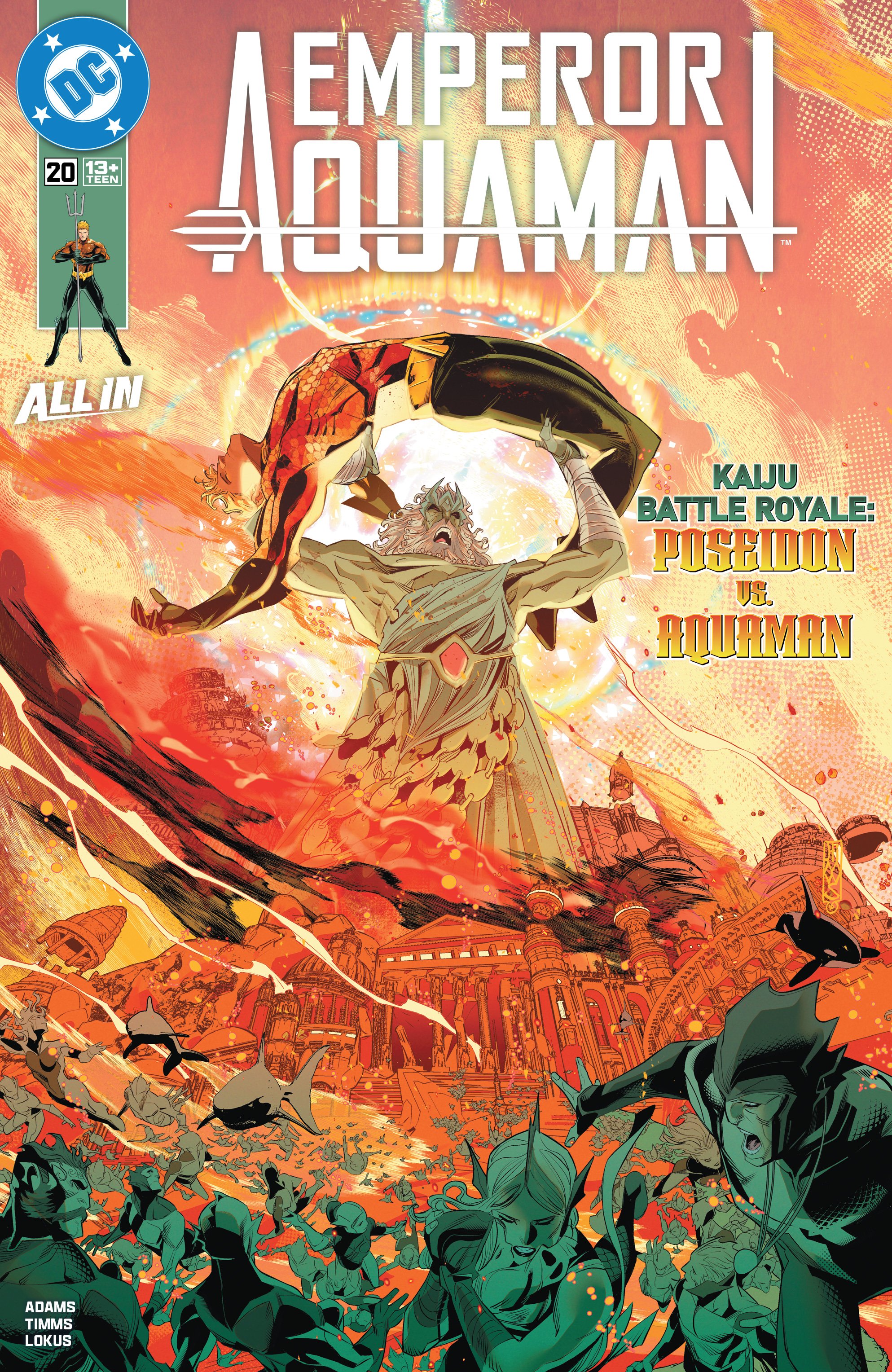 EMPEROR AQUAMAN #20 by Jeremy Adams, John Timms, Rex Lokus, & Dave Sharpe (DC Comics)