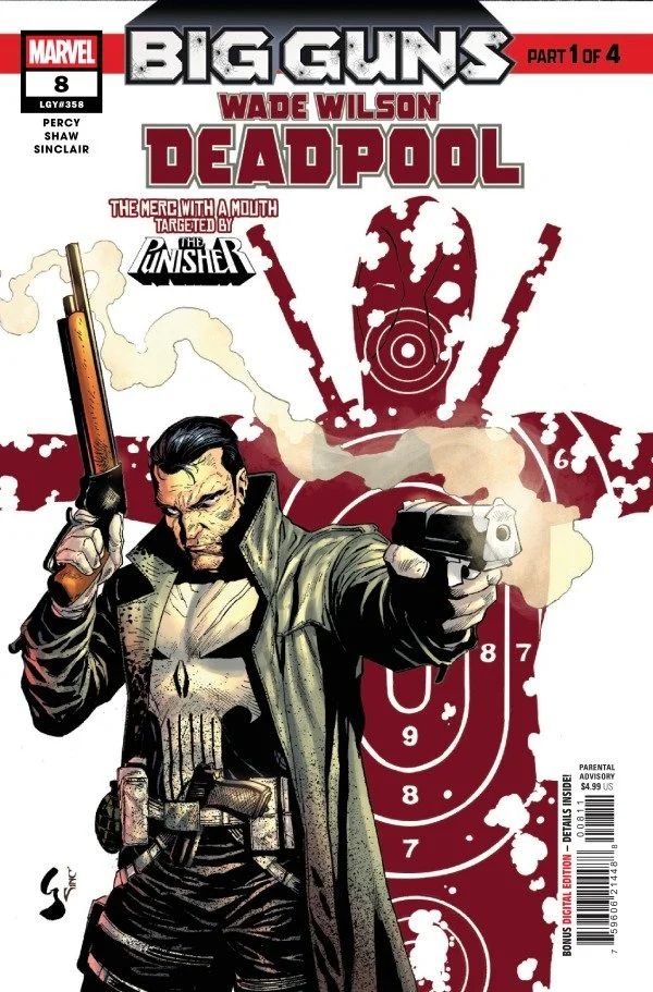 WADE WILSON: DEADPOOL #8 by Benjamin Percy, Geoff Shaw, Alex Sinclair & Joe Sabino (MARVEL COMICS)