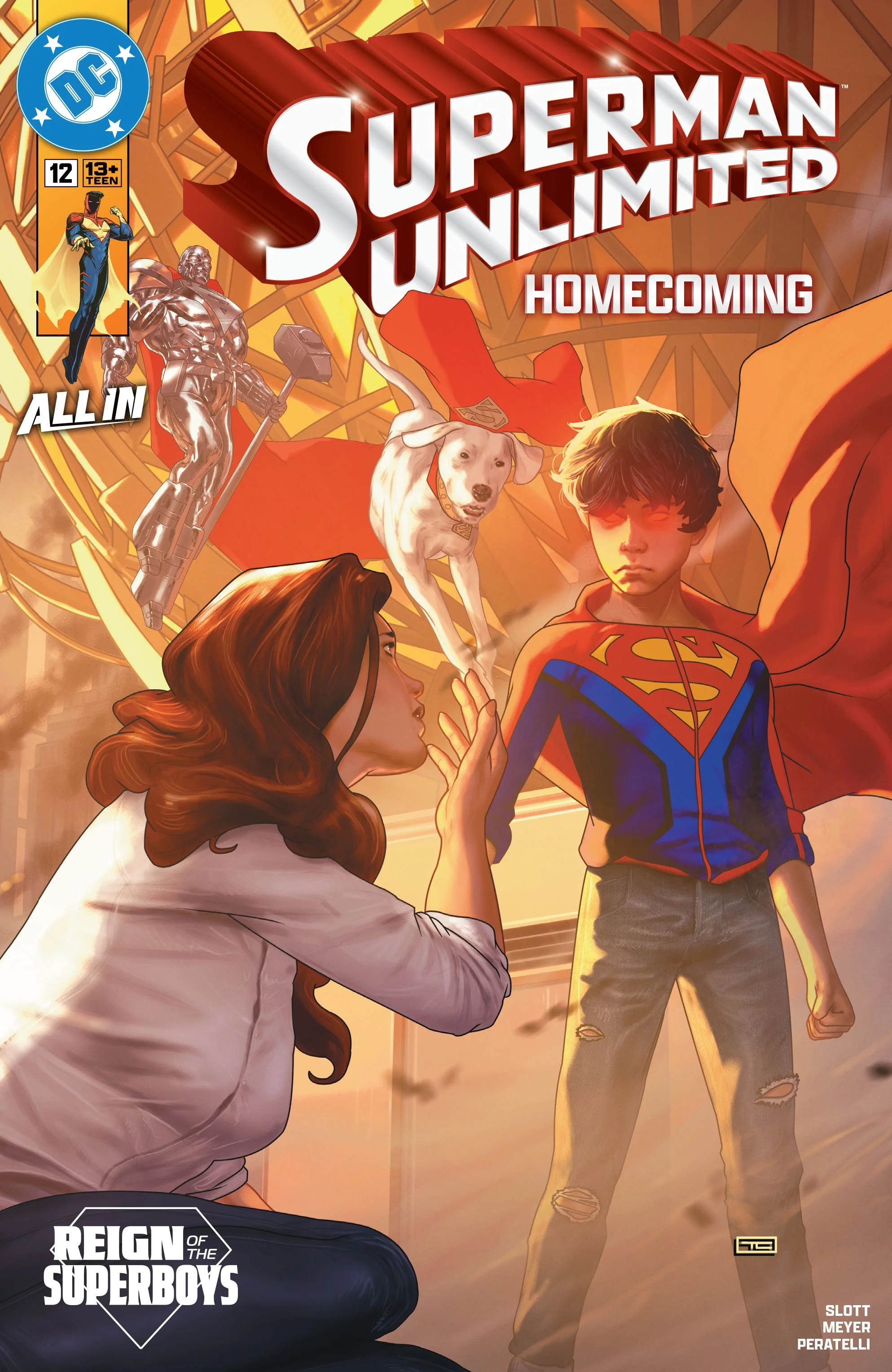 SUPERMAN UNLIMITED #12 by Dan Slott, Lucas Meyer,Giuliano Peratelli & Dave Sharpe(DC Comics)