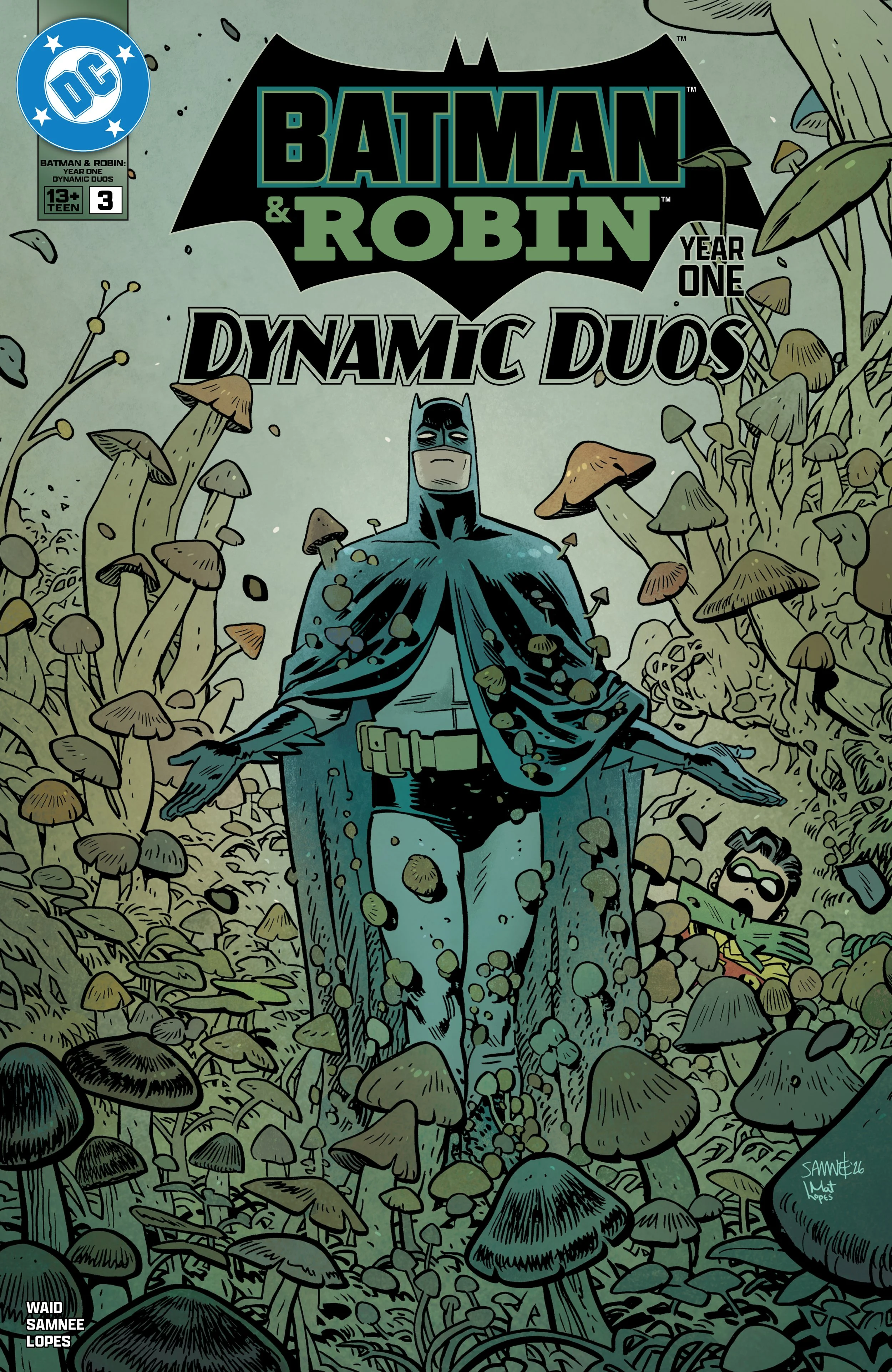 BATMAN AND ROBIN: YEAR ONE - DYNAMIC DUOS #3 by Mark Waid, Chris Samnee, Mat Lopes and Clayton Cowles (DC Comics)