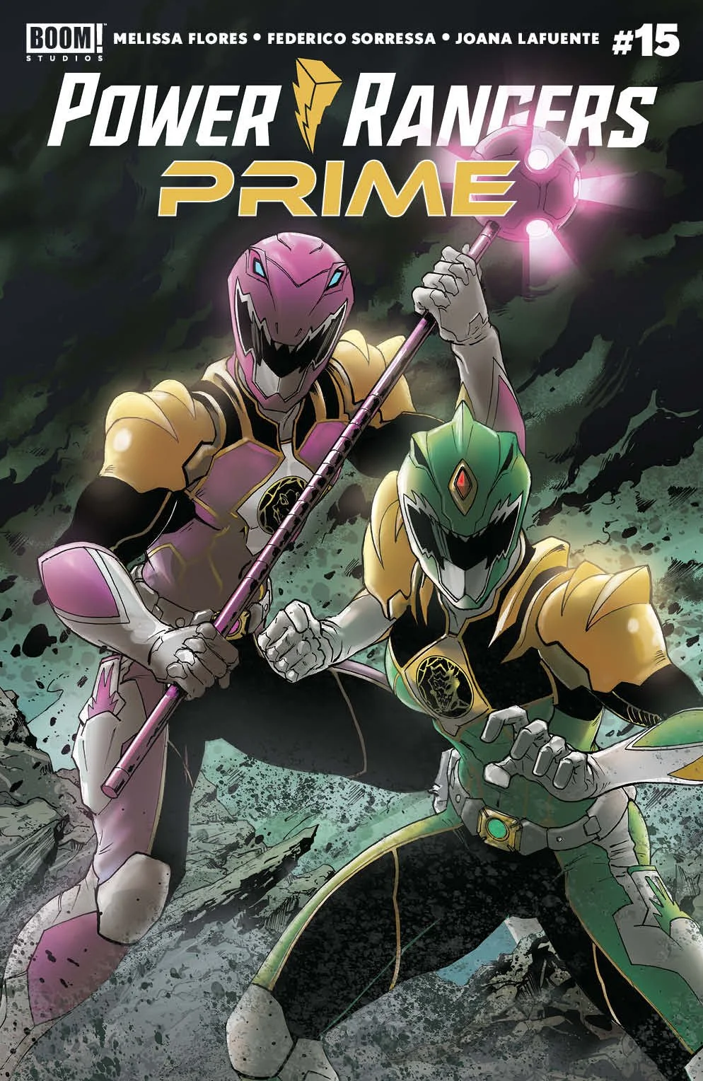 POWER RANGERS PRIME #15 by Melissa Flores, Federico Sorressa, Joana Lafuente & Ed Dukeshire (BOOM! Studios)