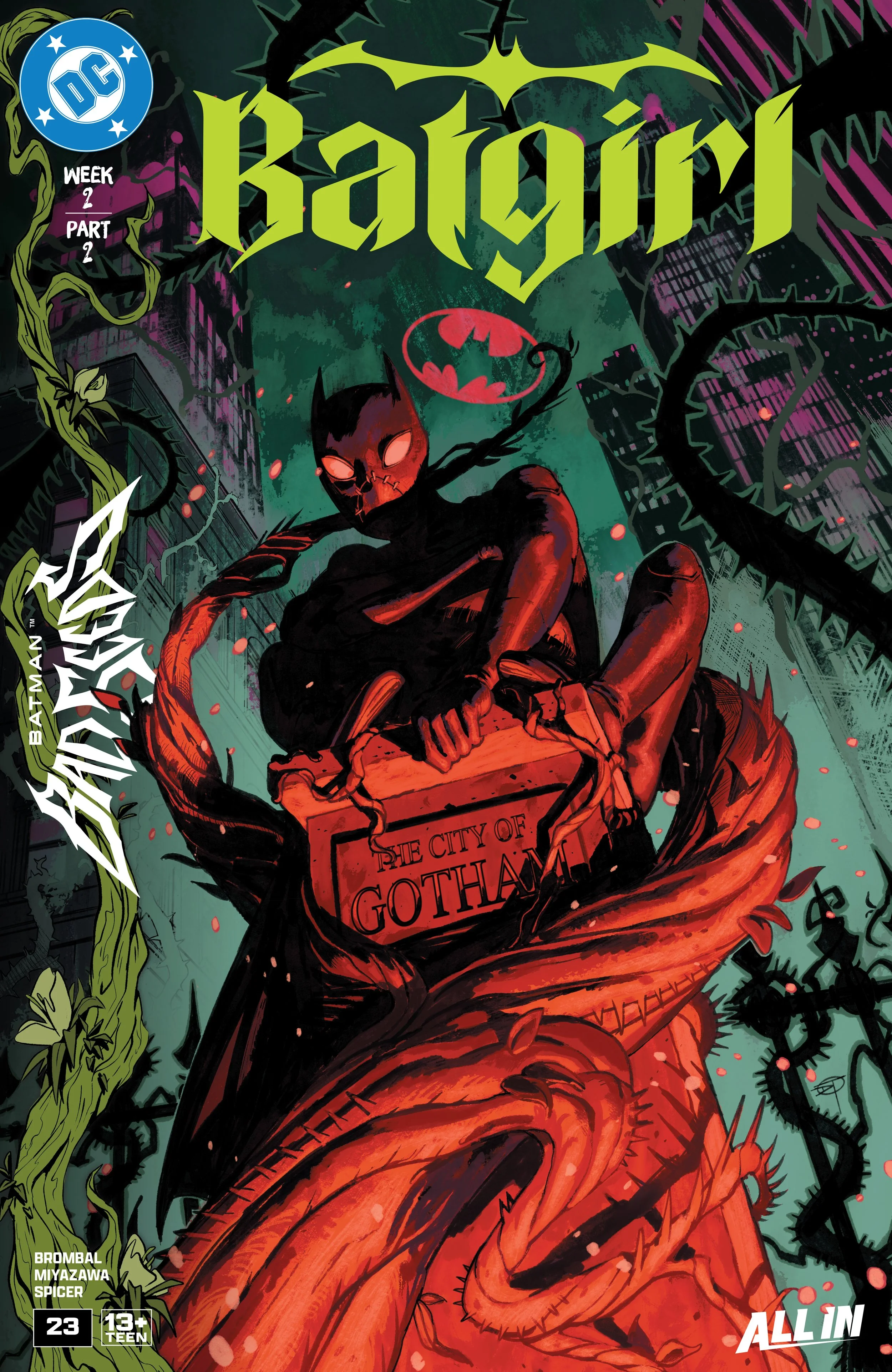 BATGIRL #23 by Tate Brombal, Takeshi Miyazawa, Mike Spicer & Tom Napolitano (DC COMICS)