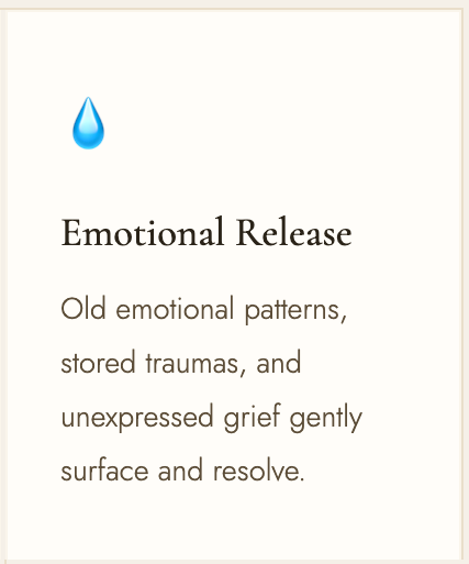 emotional release through sound