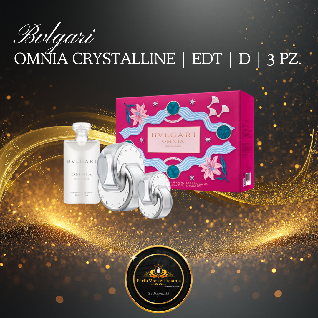 Estuche | Bvlgari | Omnia Crystalline | EDT | D | 3 Pz.