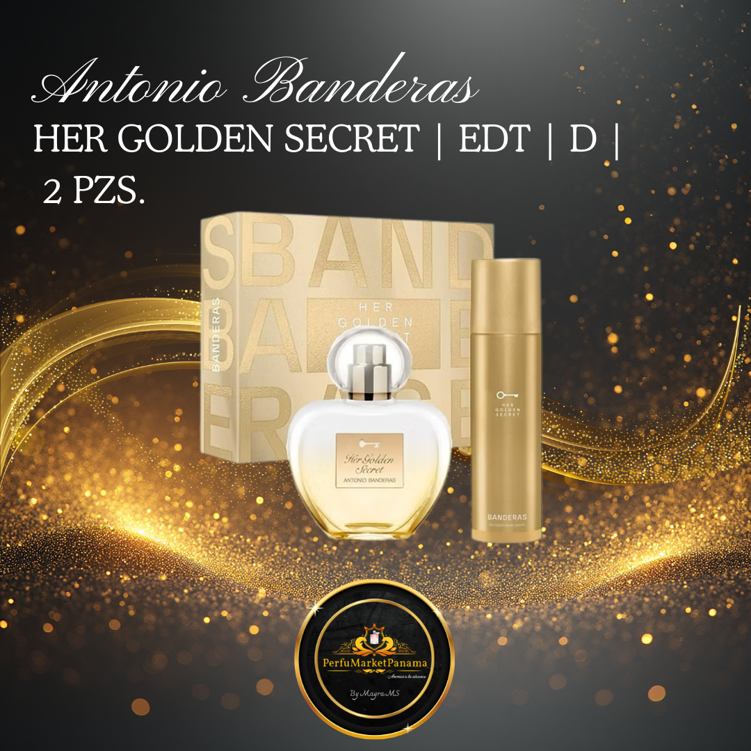 Estuche | Antonio Banderas | Her Golden Secret | EDT | D | 2 PZ.