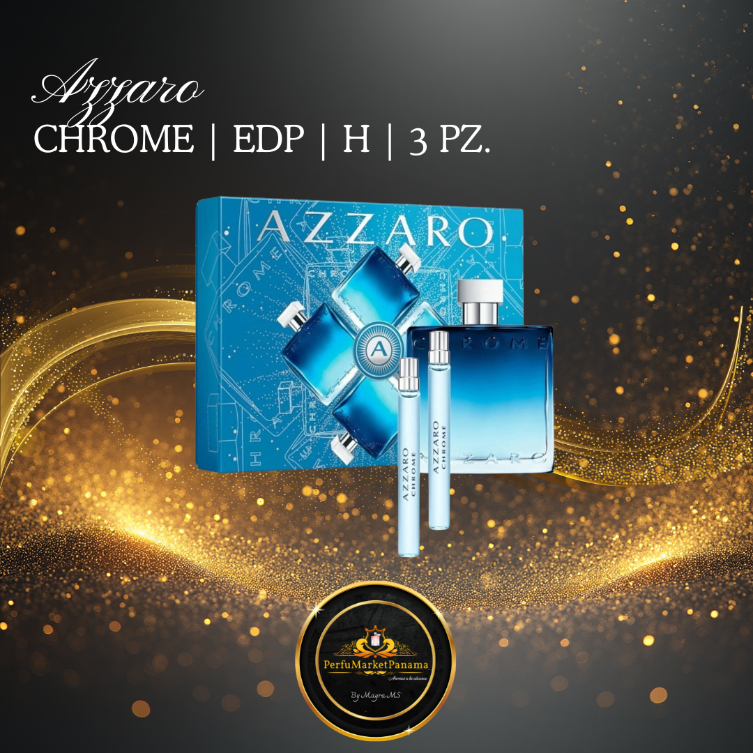 Estuche | Azzaro | Chrome | EDP | H | 3 PZ.