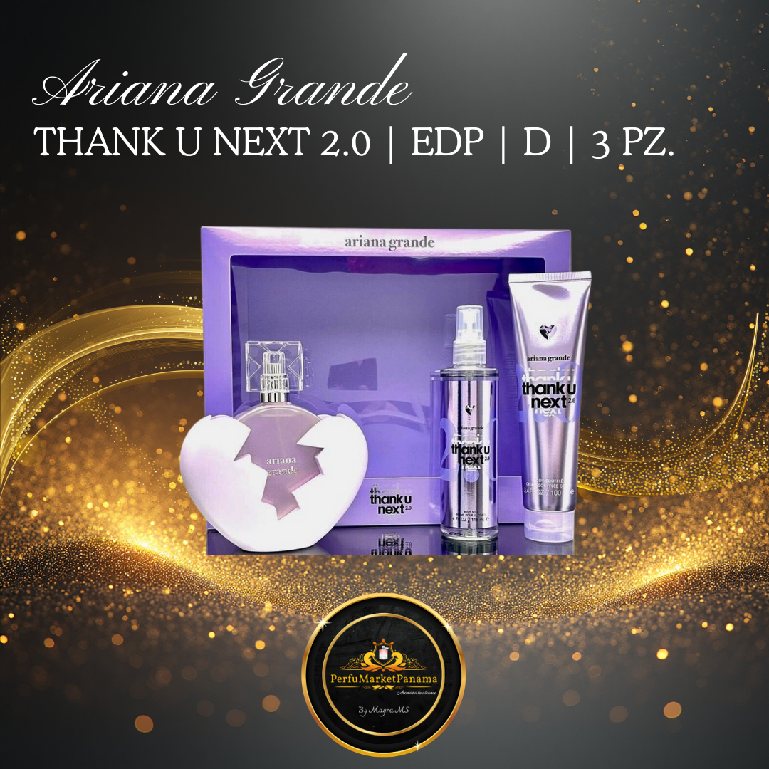 Estuche | Ariana Grande | Thank U Next 2.0 | EDP | D | 3 PZ.