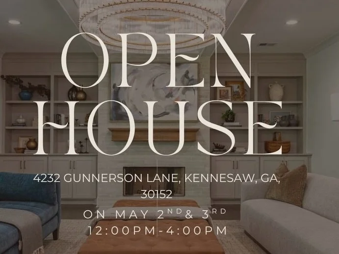 GEORGIA BUYERS | This 5-bedroom, 4.5-bathroom designer home is a must-see in Kennesaw, GA! The doors are open this Saturday, May 2nd, and Sunday, May 3rd, from 12-4 PM.

Save the date and I&rsquo;ll see you there!

Price: $899,999
Address: 4232 Gunne