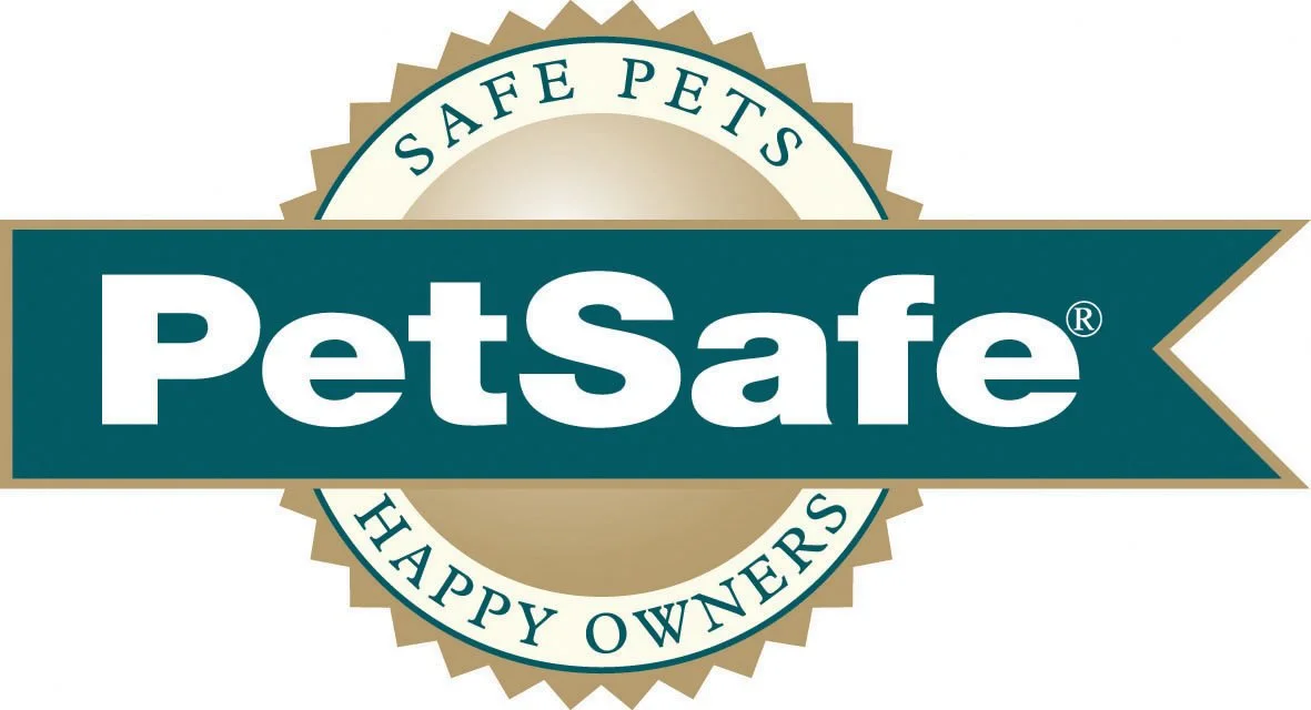 PetSafe logo with the words 'Safe Pets,' 'Happy Owners,' and the brand name in the center.