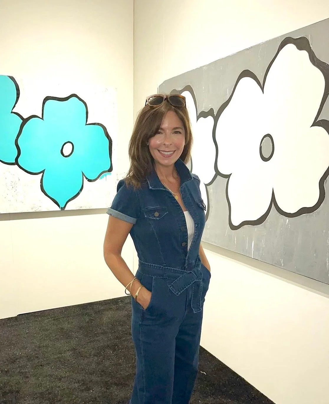 A photo of Danielle Procaccio, an artist associated with glass canvas wines