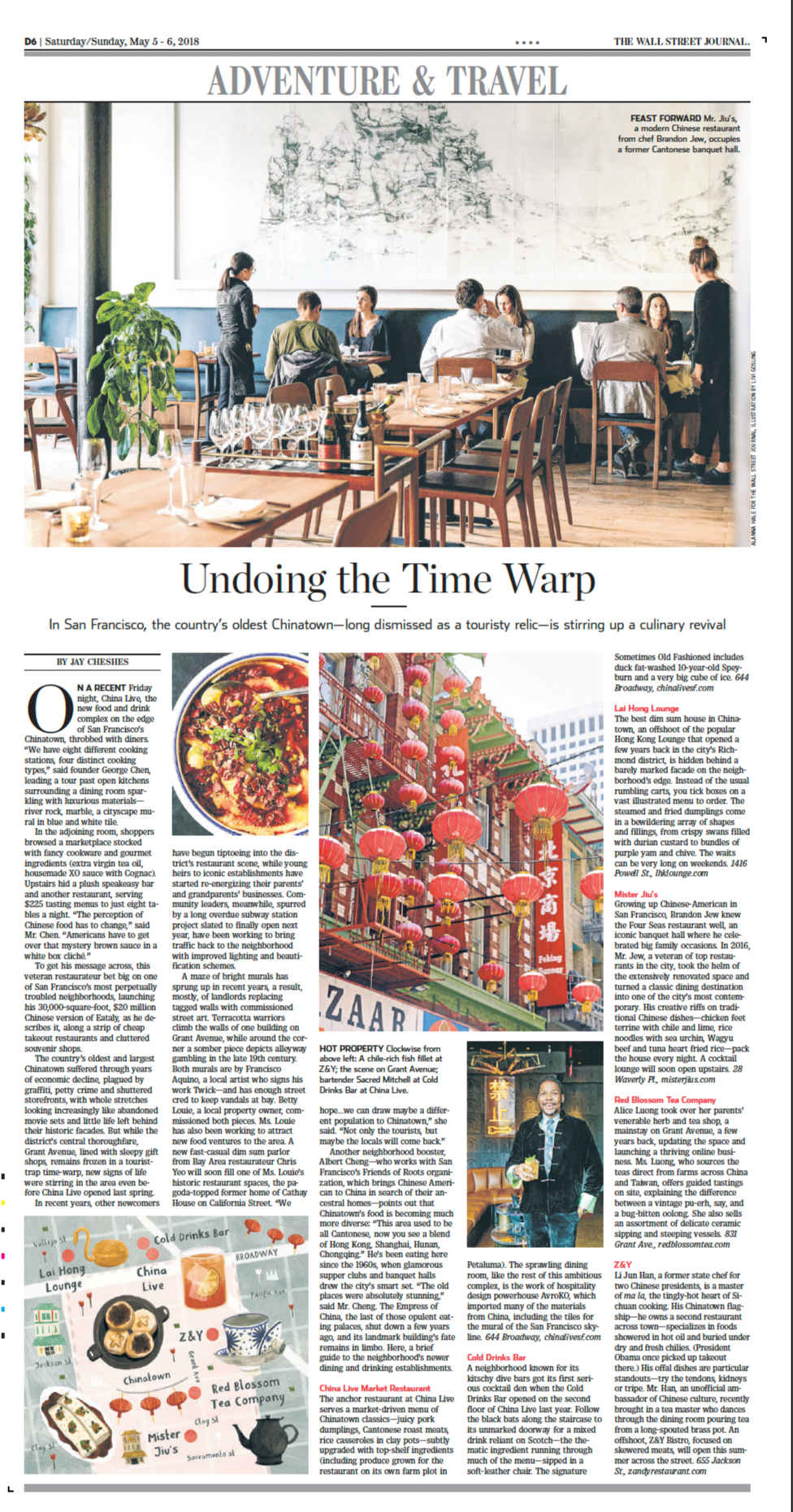 Undoing the Time Warp: In San Francisco, the country’ s oldest Chinatown—long dismissed as a touristy relic—is stirring up a culinary revival