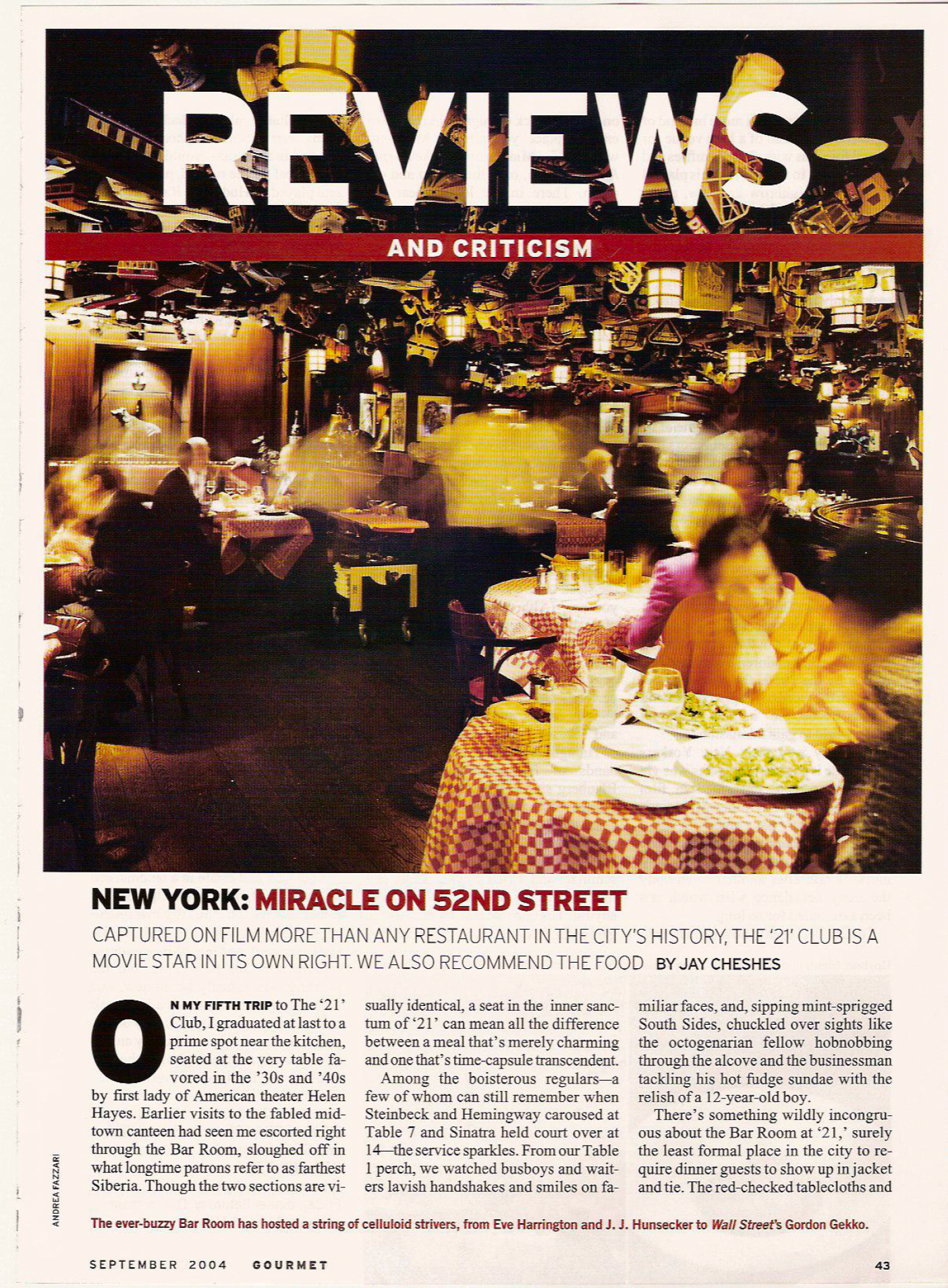 21 Club: Miracle on 52nd Street