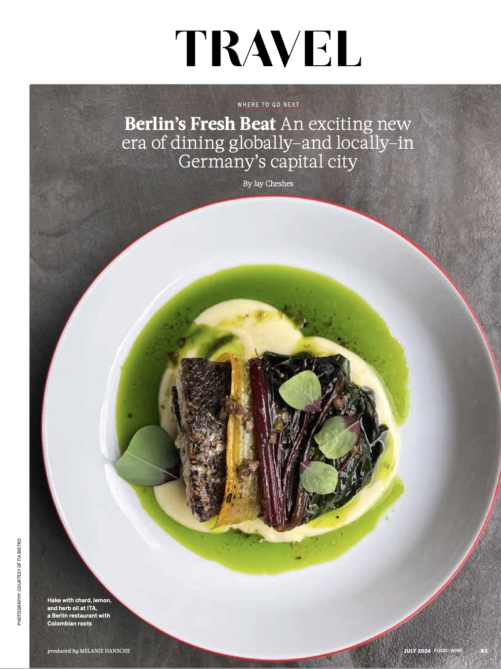 Berlin's Fresh Beat: An exciting new era of dining globally—and locally—in Germany’s capital city
