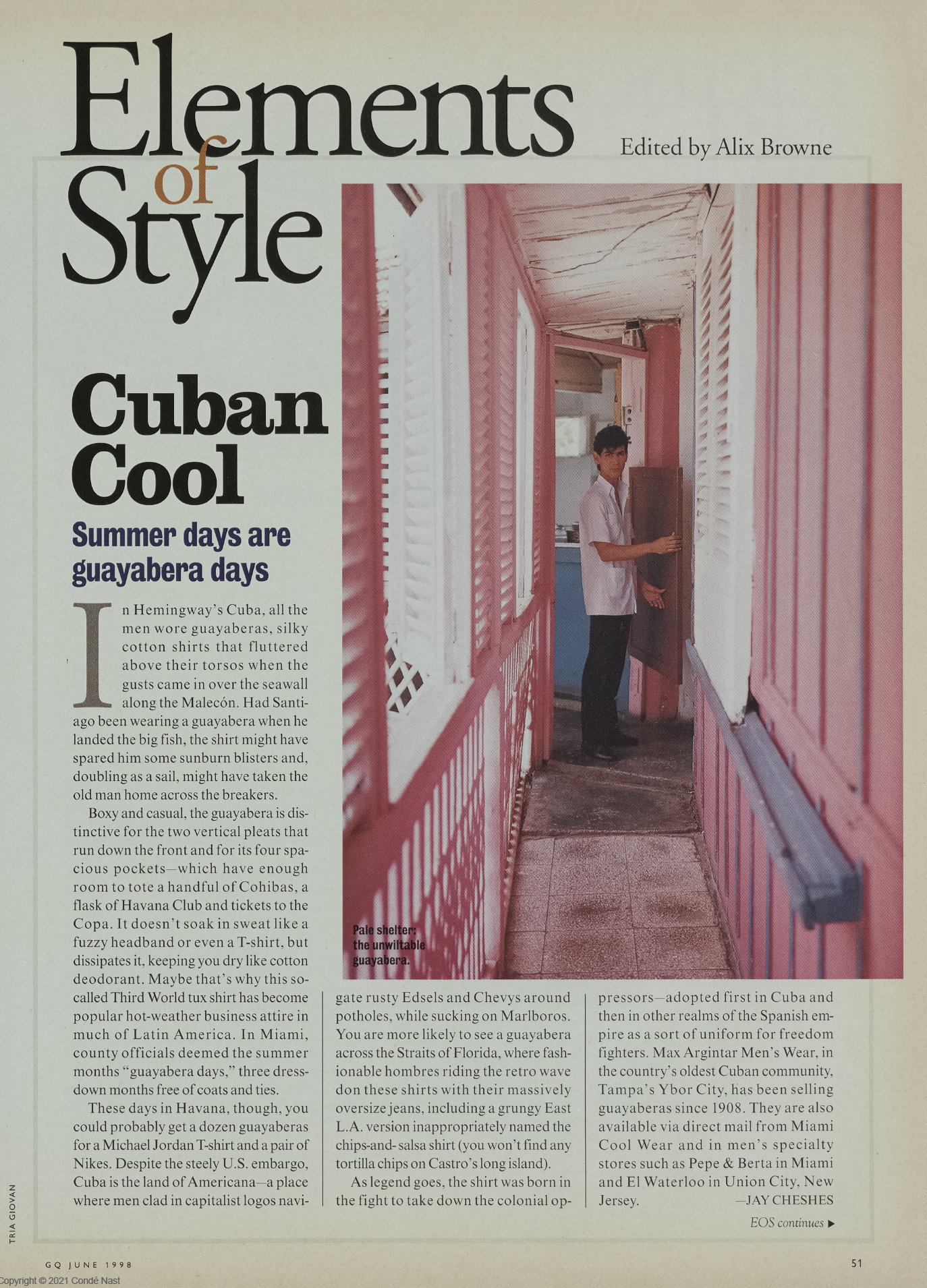 Cuba Cool: Summer days are guayabera days