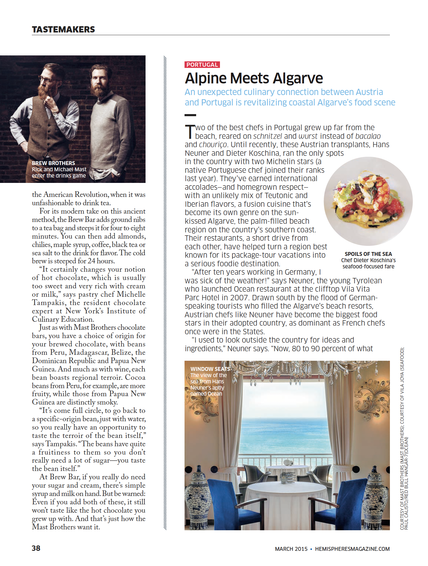 Alpine Meets Algarve: An unexpected culinary connection between Austria and Portugal is revitalizing coastal Algarve's food scene