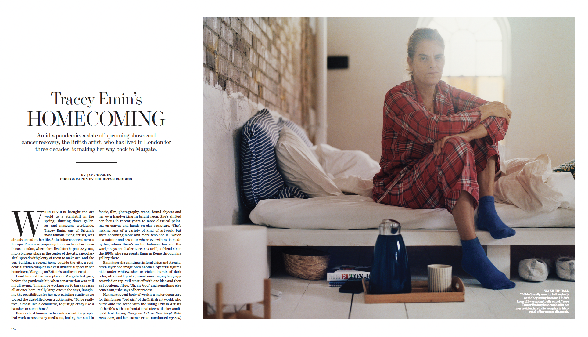 Tracey Emin's Homecoming: Amid a pandemic, a slate of upcoming shows and cancer recovery, the British artist, who has lived in London for three decades, is making her way back to Margate