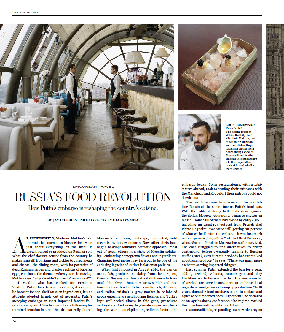 Russia's Food Revolution: How Putin’s embargo is reshaping the country’s cuisine