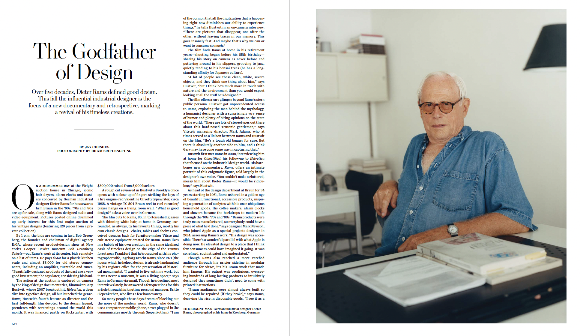 The Godfather of Design: Over five decades, Dieter Rams defined good design. This fall the influential industrial designer is the focus of a new documentary and retrospective, marking a revival of his timeless creations