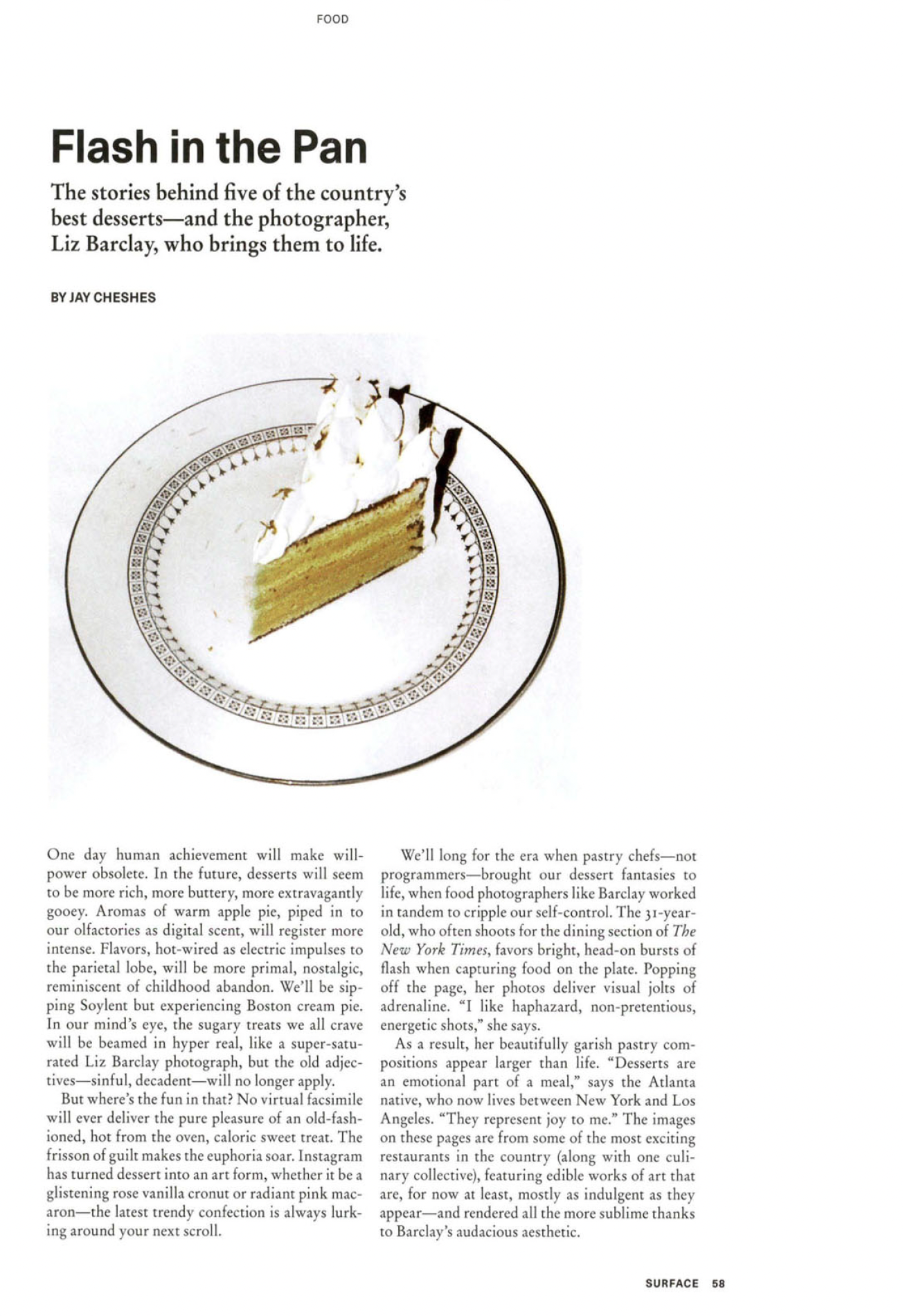 Flash in the Pan: the stories behind five of the country's best desserts