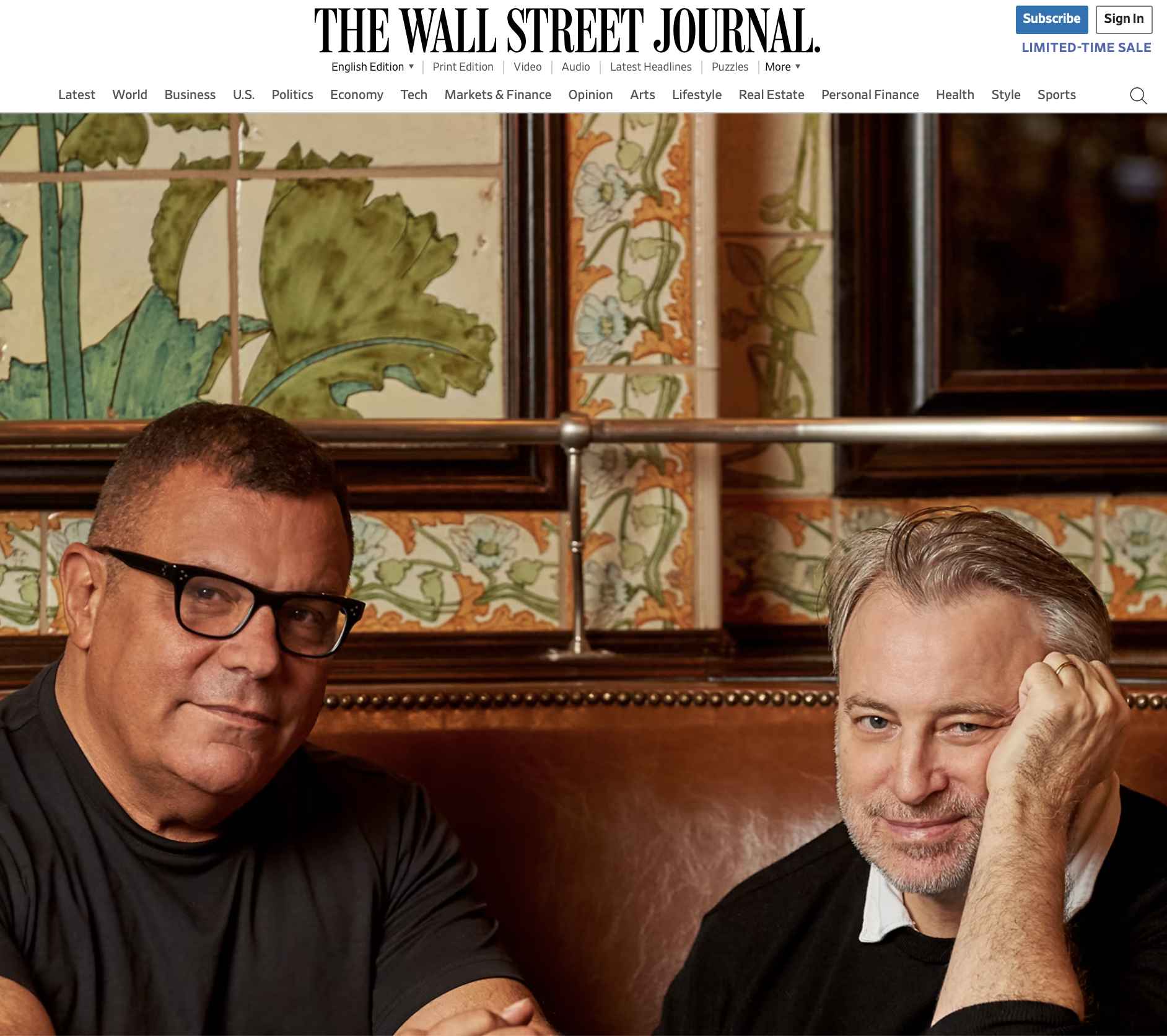 Keith McNally and Stephen Starr’s $6 Million Coffee Date: Ahead of Pastis opening in Miami, the two restaurateurs dish about their unlikely partnership and how it all began