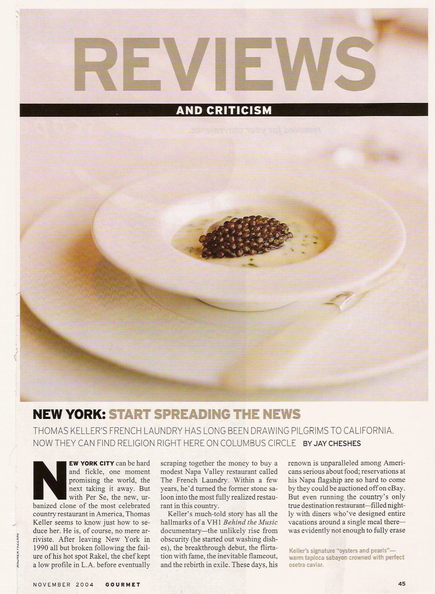 Per Se: Start Spreading the News