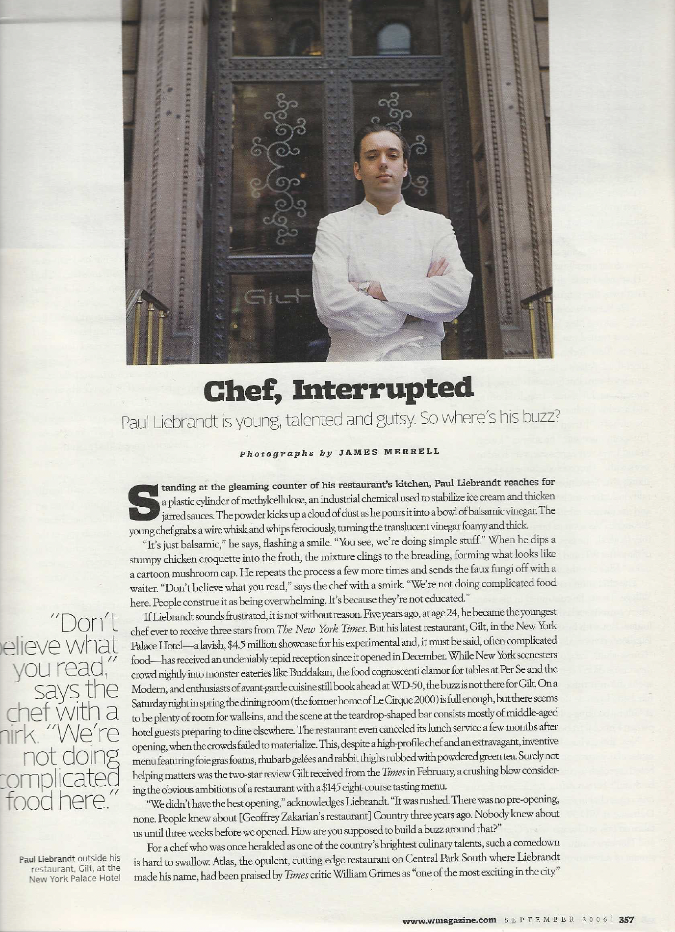 Paul Liebrandt: Chef Interrupted