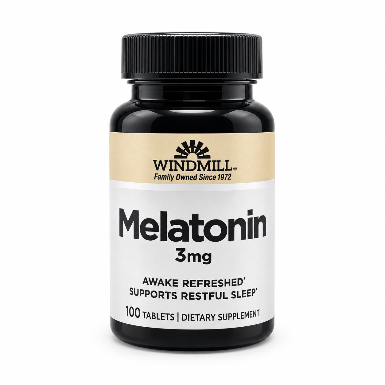 Melatonin 3 mg. Tablets 100ct